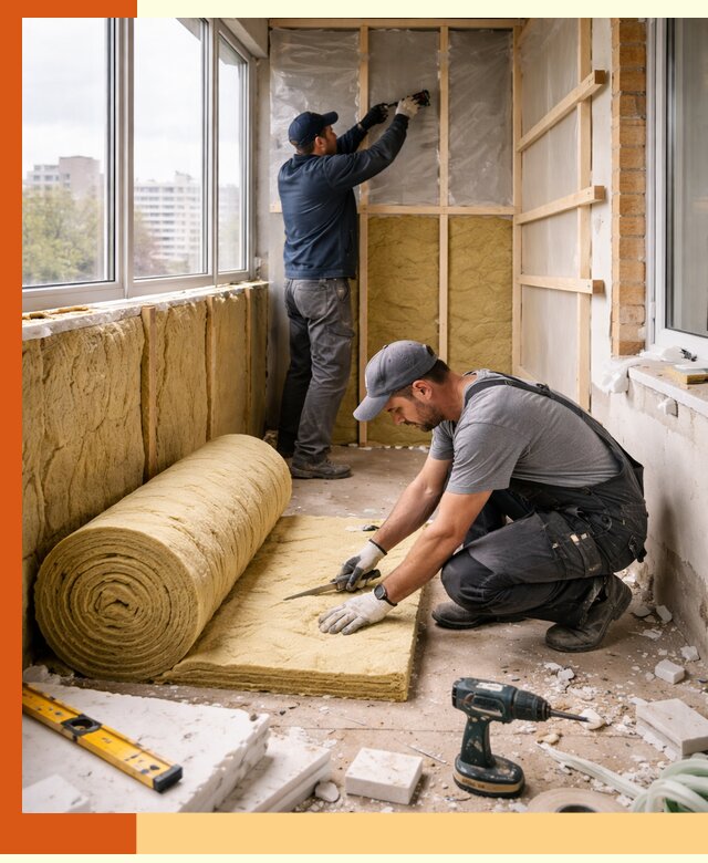 Утепление балкона под ключ в Пензе качественно и быстро